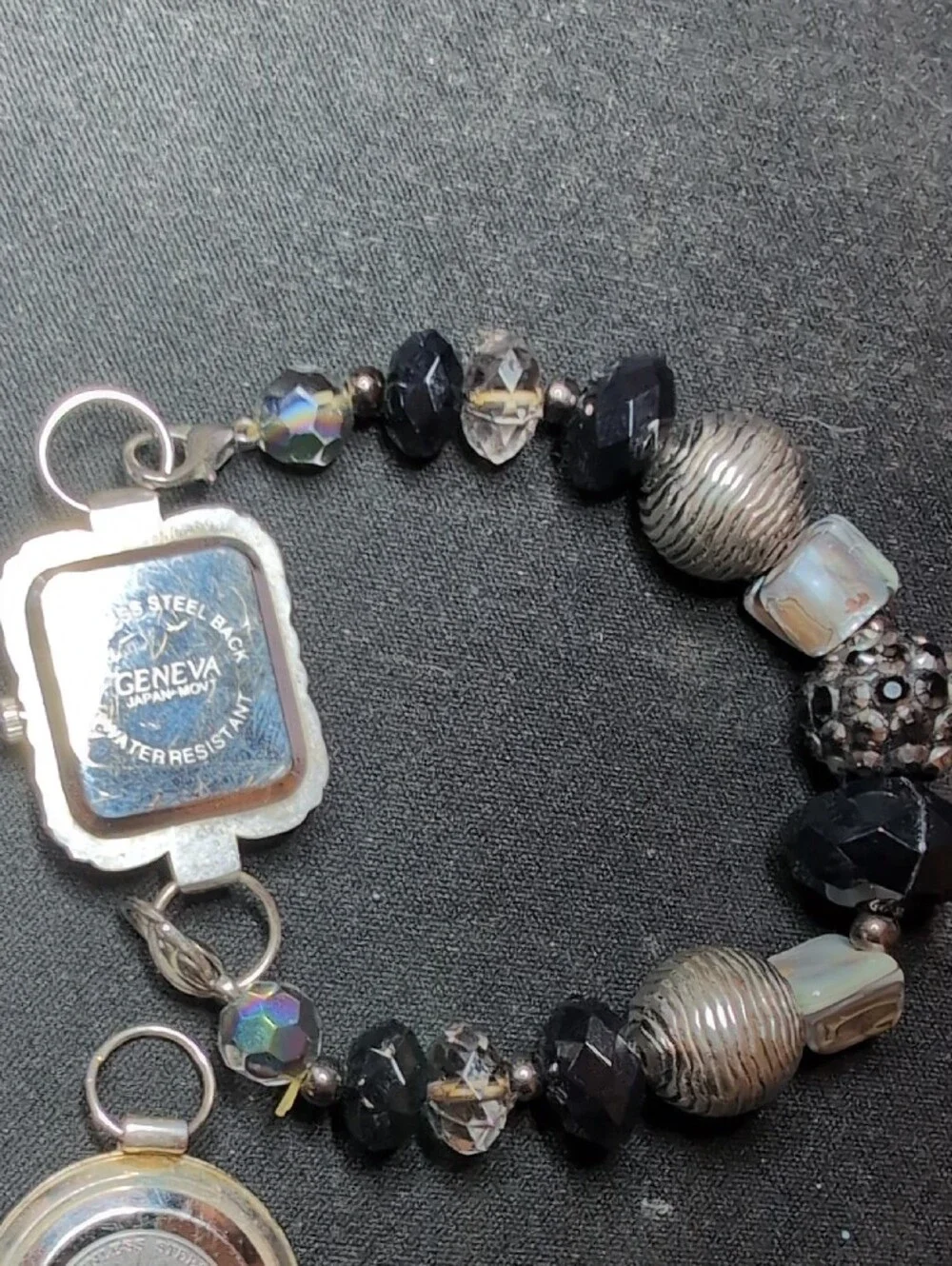 Geneva Watch Bundle 2 Beaded Bracelets + 10 Watch Faces New and Pre-owned